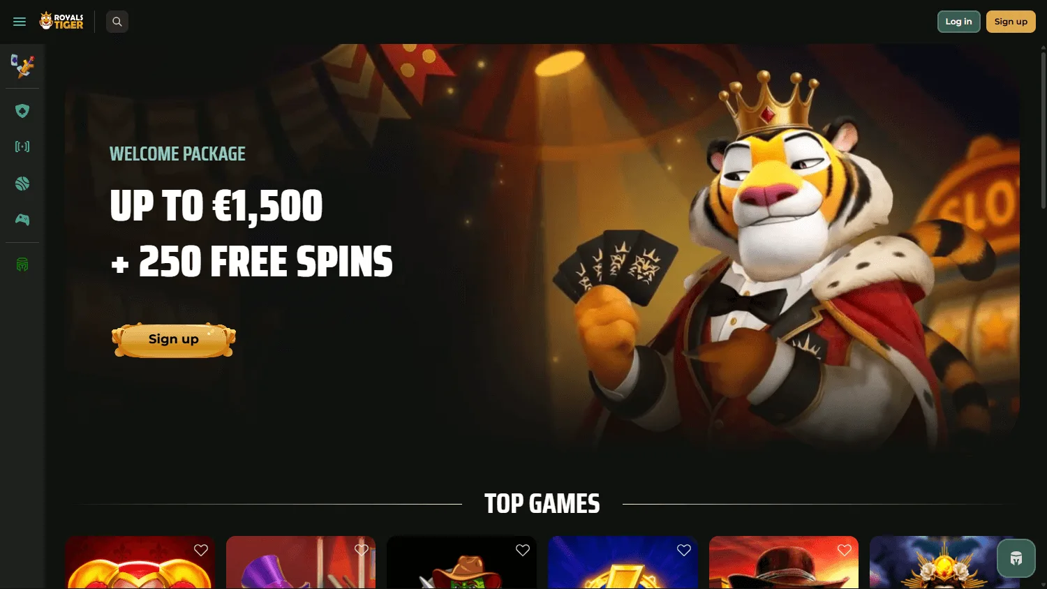 Royals Tiger Casino Bonus